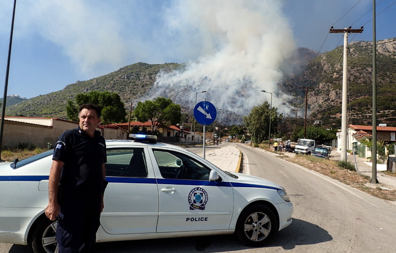 Οι κυκλοφοριακές ρυθμίσεις που είναι σε ισχύ λόγω της πυρκαγιάς στην περιοχή της Φυλής
