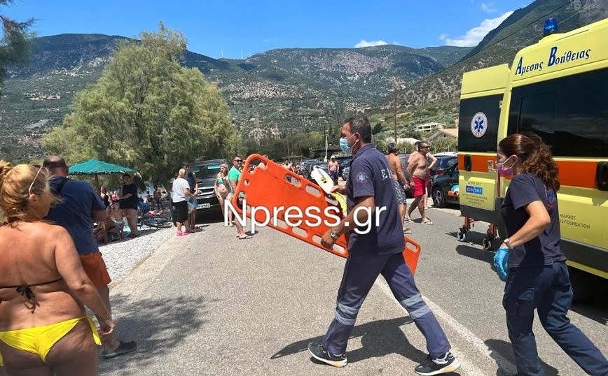 Σοβαρό ατύχημα με 4χρονο σε παραλία στη Φωκίδα – Χτύπησε από σανίδα SUP στο κεφάλι