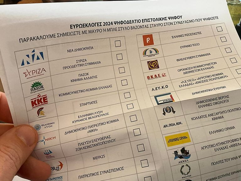 Βήμα-βήμα η διαδικασία της επιστολικής ψήφου στις ευρωεκλογές