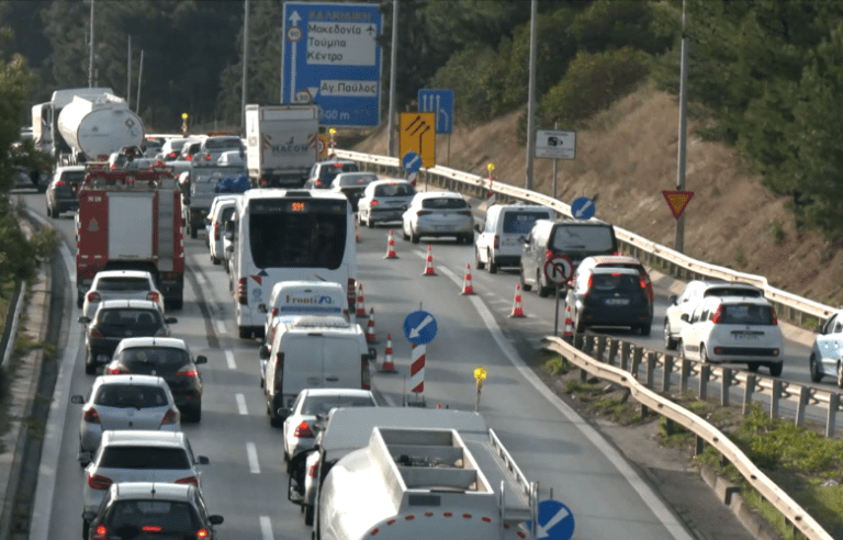 Μεγάλη ταλαιπωρία στους δρόμους της Θεσσαλονίκης, λόγω των έργων για το Flyover