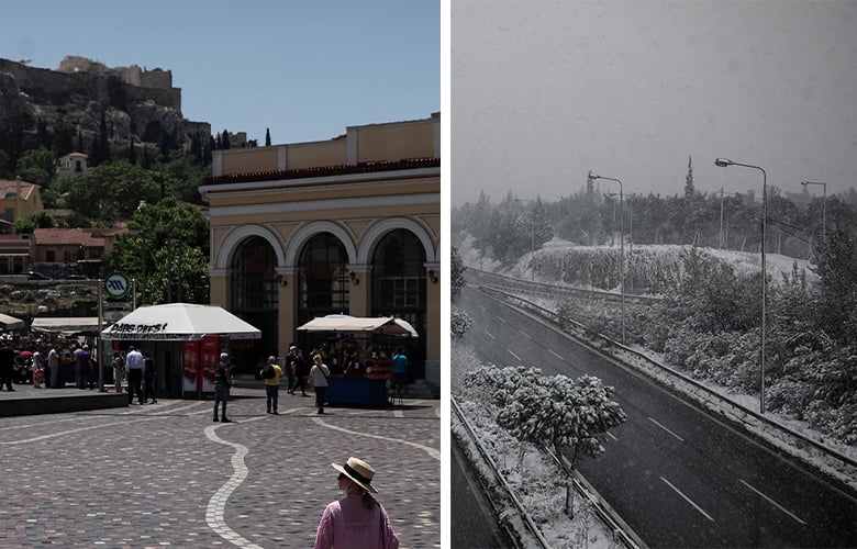 Τα δύο «πρόσωπα» του καιρού το Σαββατοκύριακο – Χιονίας στο βορρά, άνοιξη στο νότο