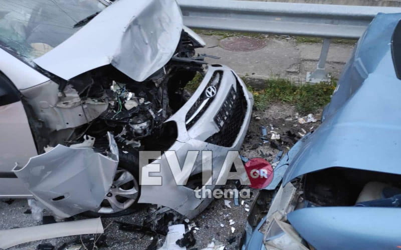 Τροχαίο στο Βασιλικό Ευβοίας το πρωί της Πρωτοχρονιάς – Απεγκλωβίστηκαν δύο τραυματίες