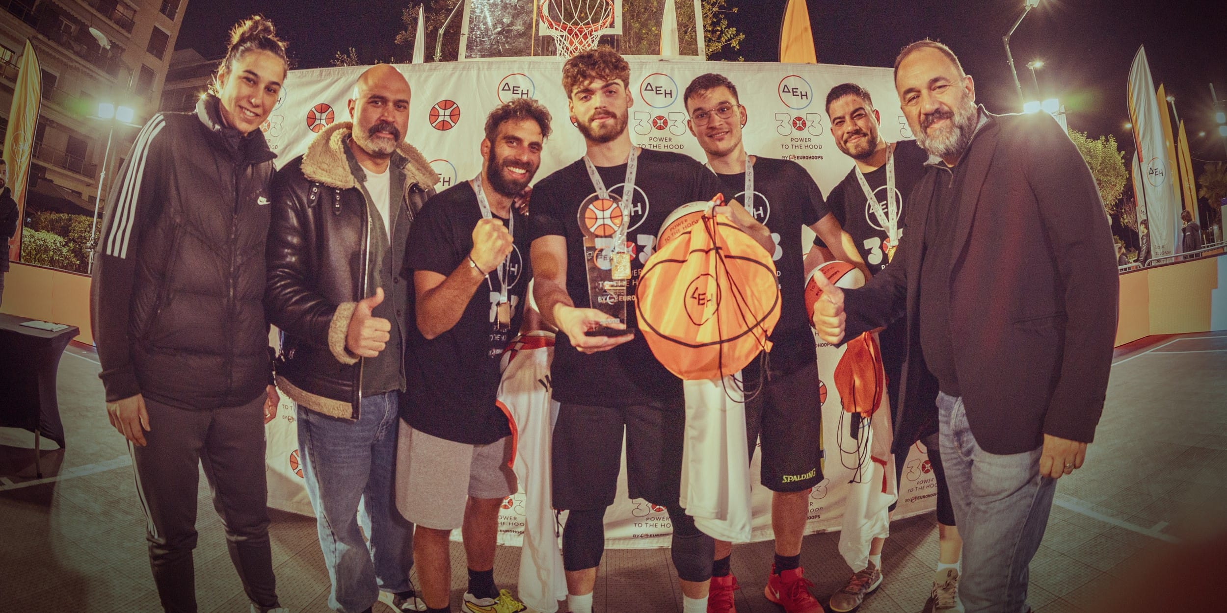 Μια μεγάλη αθλητική γιορτή στην πλατεία Κανάρη στο τουρνουά μπάσκετ «ΔΕΗ 3×3 POWER TO THE HOOD by Eurohoops»