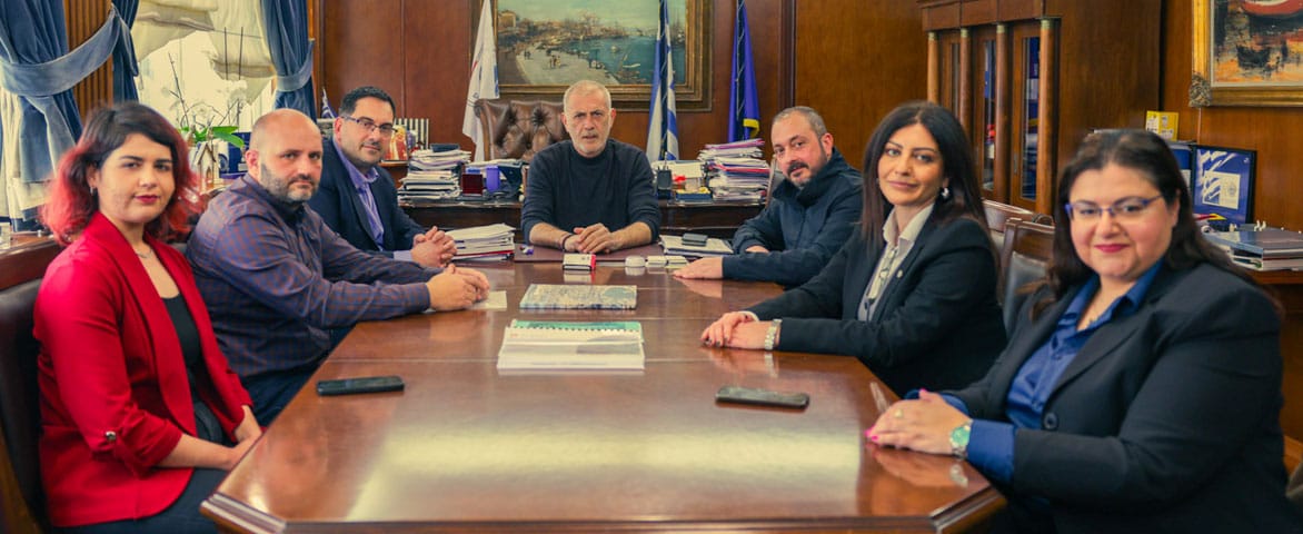 Συνάντηση Δημάρχου Πειραιά Γιάννη Μώραλη με τον νέο Πρόεδρο του Β.Ε.Π. Γιάννη Μαστρονικόλα