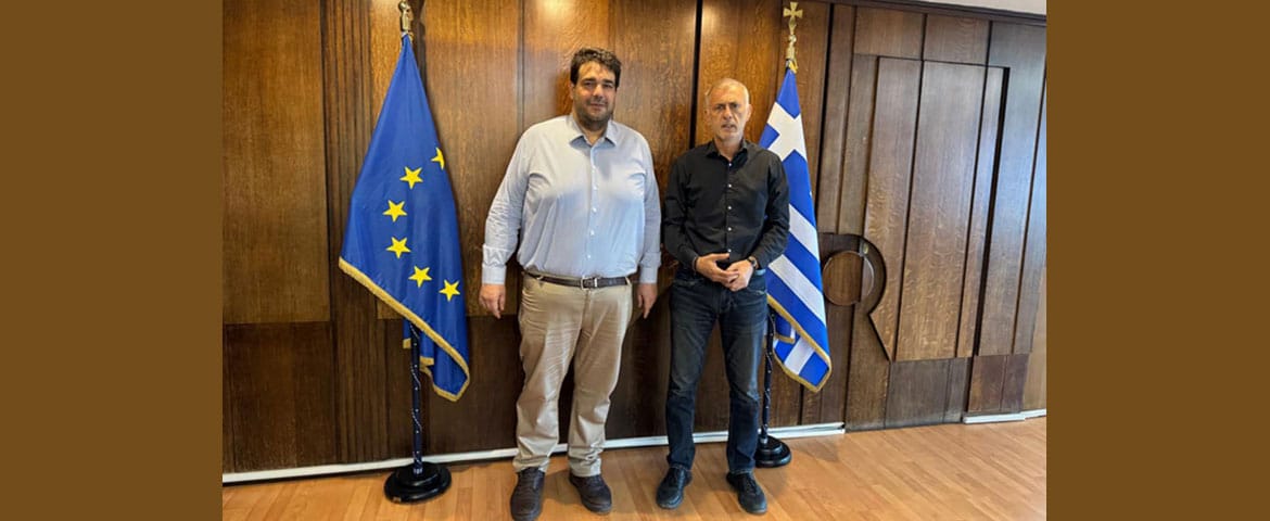 Συνάντηση εργασίας του Δημάρχου Πειραιά Γιάννη Μώραλη με τον Υπουργό Εσωτερικών Θεόδωρο Λιβάνιο