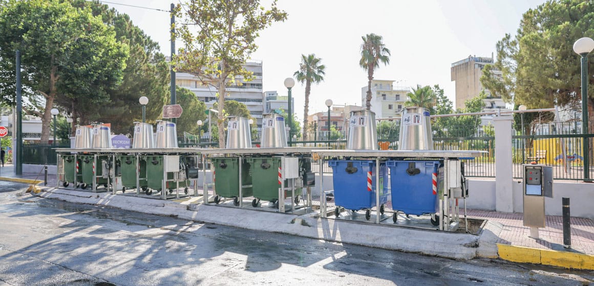 Νέοι υπόγειοι κάδοι στον Πειραιά: Σύγχρονα συστήματα για καθαρότερη και πιο βιώσιμη πόλη