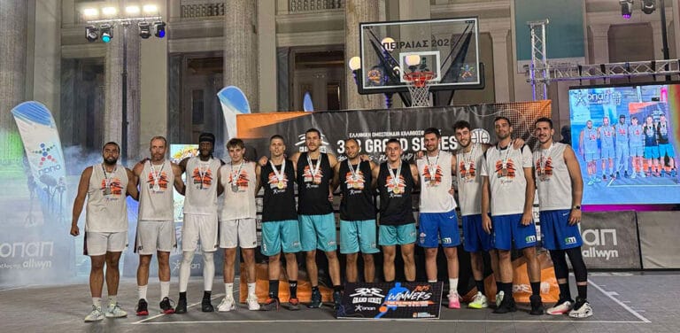 Ο Πειραιάς στο επίκεντρο του Παγκόσμιου 3×3 Εντυπωσιακή αυλαία του Grand Series ΟΠΑΠ στον προαύλιο χώρο του Δημοτικού Θεάτρου Πειραιά