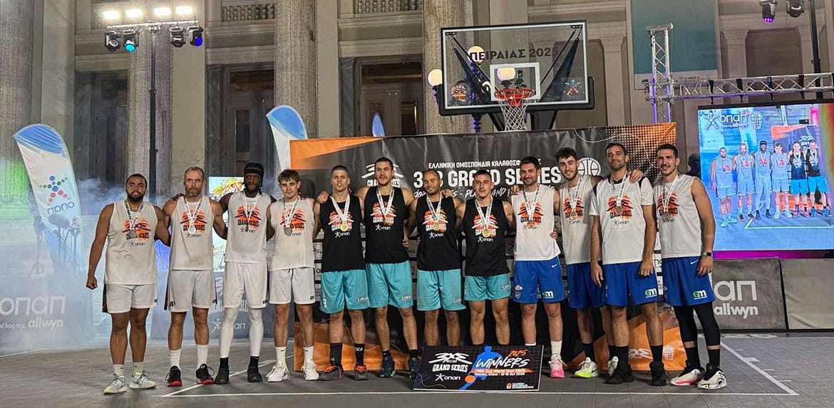 Ο Πειραιάς στο επίκεντρο του Παγκόσμιου 3×3 Εντυπωσιακή αυλαία του Grand Series ΟΠΑΠ στον προαύλιο χώρο του Δημοτικού Θεάτρου Πειραιά