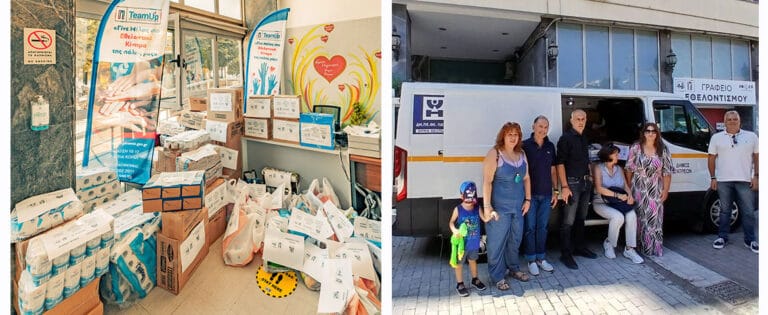 Παράδοση τροφίμων και ειδών πρώτης ανάγκης στους πυρόπληκτους στον Δήμο Πατρέων