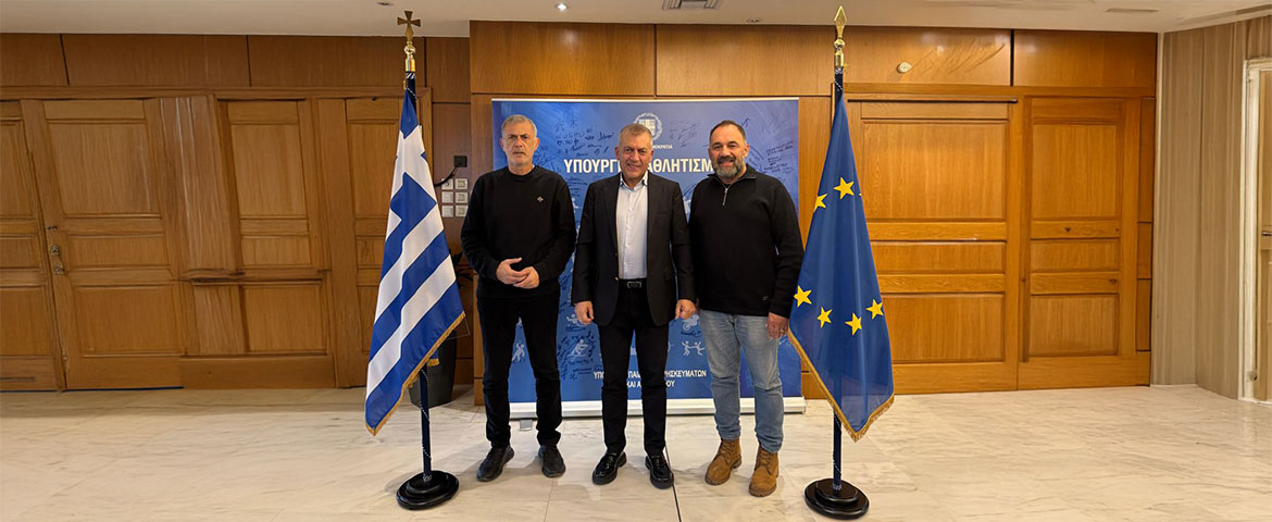 Συνάντηση εργασίας του Δημάρχου Πειραιά Γιάννη Μώραλη με τον Αναπληρωτή Υπουργό Αθλητισμού Γιάννη Βρούτση