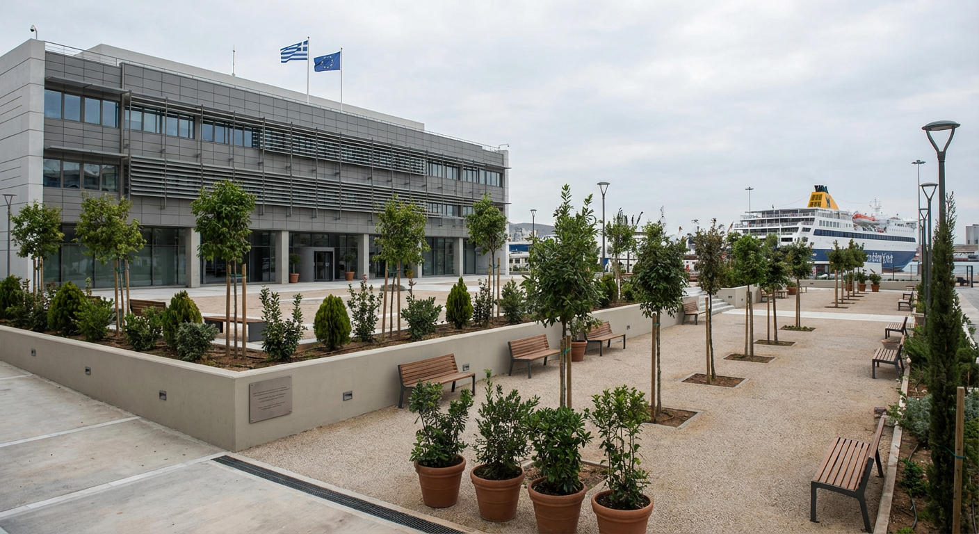 Πειραιάς: Νέοι πνεύμονες πρασίνου αναπνέουν στον περίβολο του Υπουργείου Ναυτιλίας