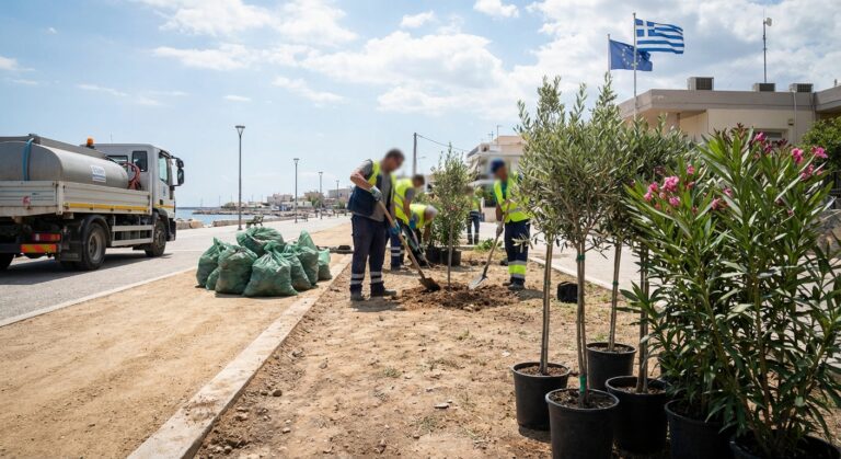 Πέραμα: Καθαρίζει και Πρασινίζει για να Υποδεχτεί την Άνοιξη – Εκτεταμένες Εργασίες