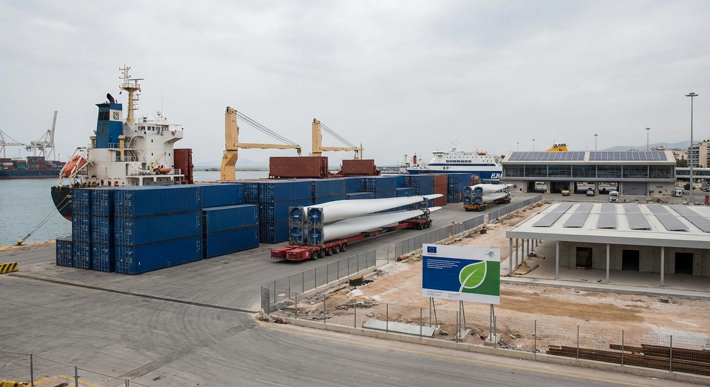 Λιμάνι Πειραιά: Δέσμευση στην Πράσινη Ανάπτυξη με Ευρωπαϊκό Έργο