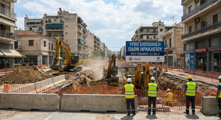 Ηράκλειο Αττικής: Υπογειοποίηση οδών για αναβάθμιση υποδομών με 16,7 εκατ.€