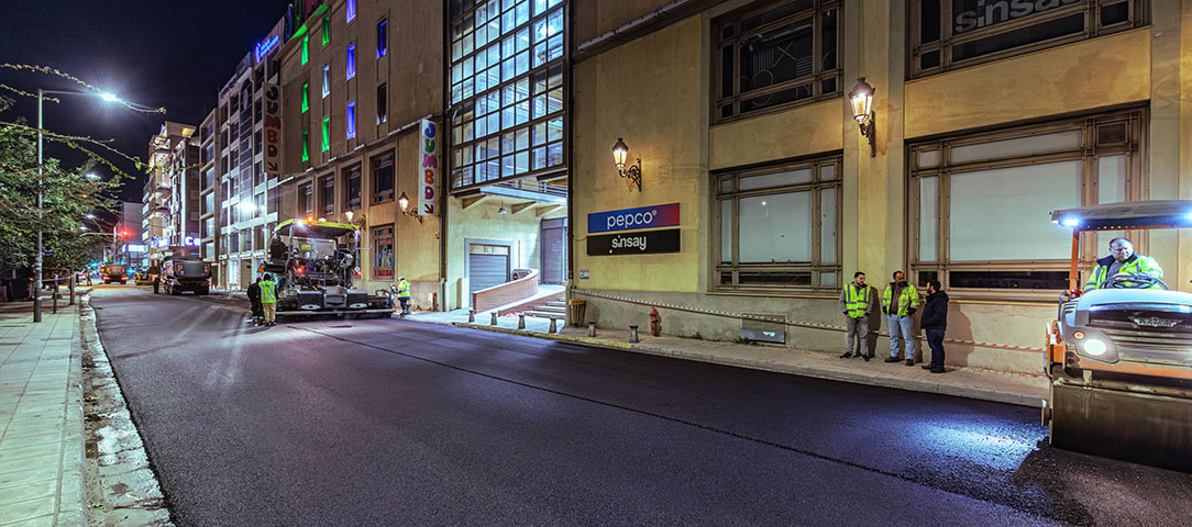 Ολοκληρώθηκαν οι εργασίες ασφαλτόστρωσης στην οδό Αγίου Διονυσίου στον Πειραιά