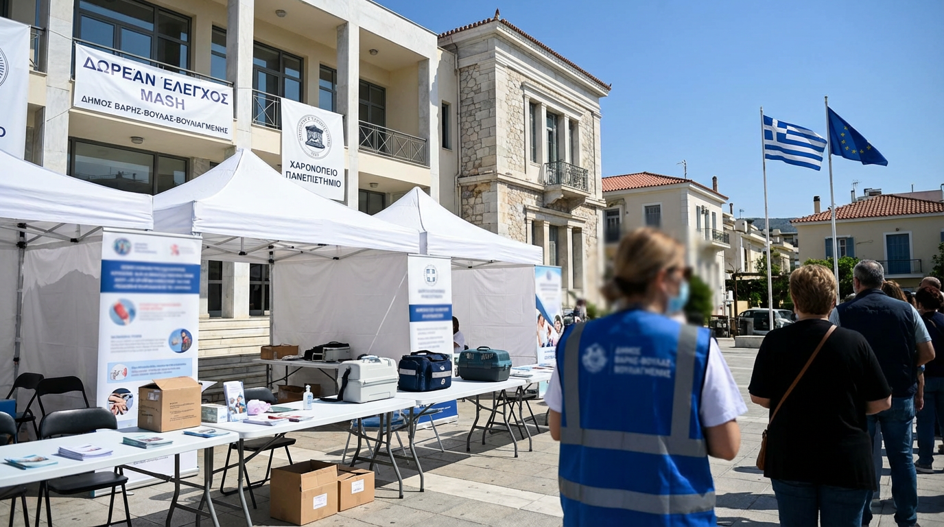 Δωρεάν Έλεγχος MASH: Πρωτοβουλία Δήμου Βάρης-Βούλας-Βουλιαγμένης και Χαροκόπειου