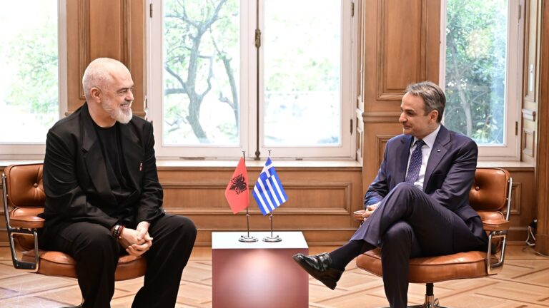 Μητσοτάκης-Ράμα: «Μεγάλη ευκαιρία» για λύση εκκρεμοτήτων στα ελληνοαλβανικά