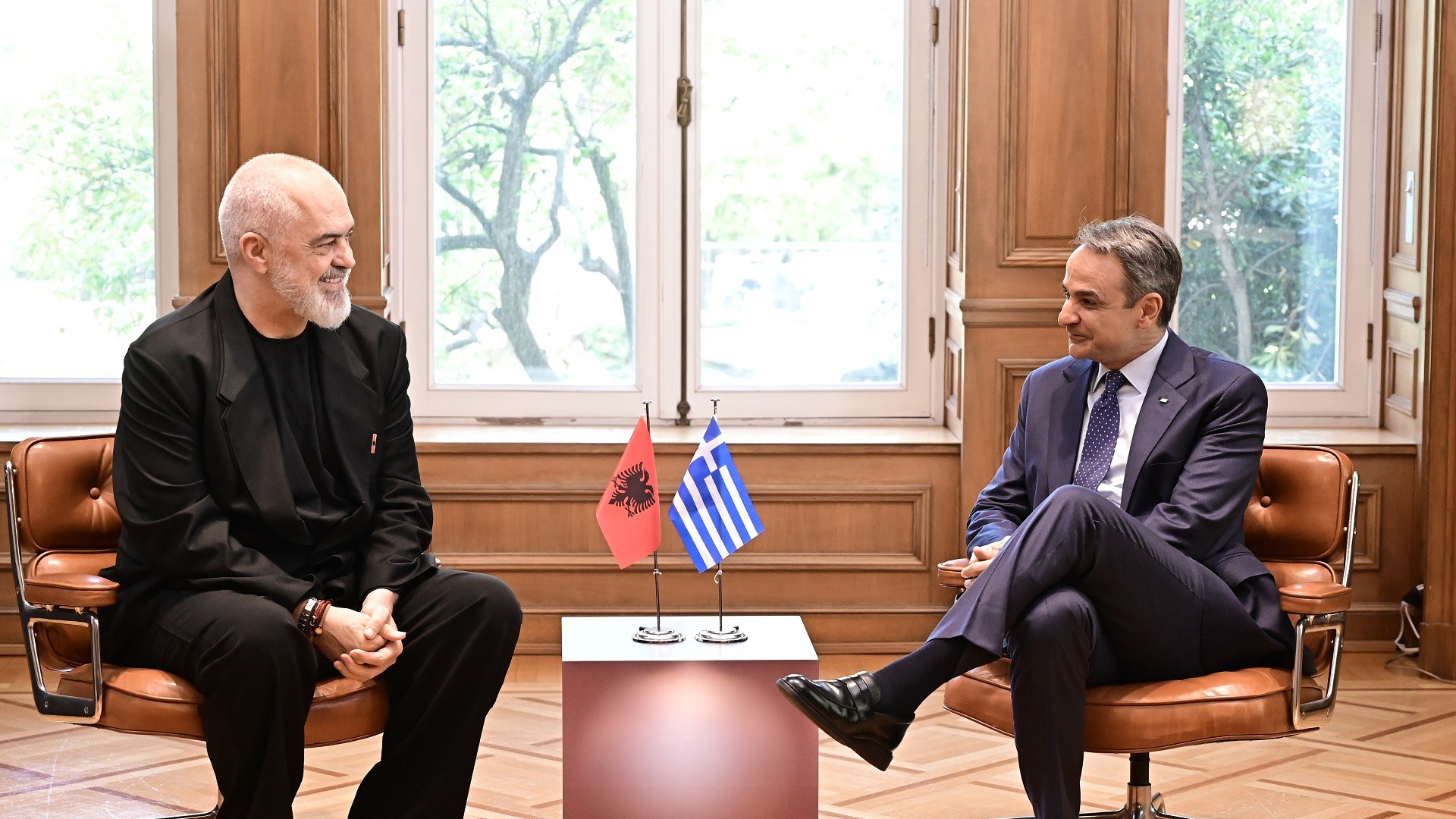 Μητσοτάκης-Ράμα: «Μεγάλη ευκαιρία» για λύση εκκρεμοτήτων στα ελληνοαλβανικά