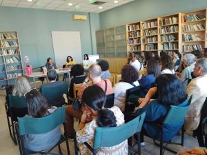 Παρουσιάστηκε στη Δημοτική Βιβλιοθήκη “Το Βαγιώ” της Μαρίνας Γκολφινοπούλου