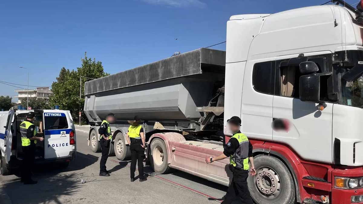 Τροχονομική "Σαφάρι": 972 Παραβάσεις Φορτηγών σε Ελέγχους Αττικής