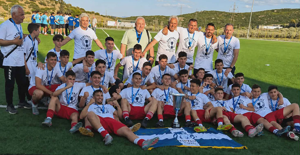 Δήλωση του Δημάρχου Πειραιά Γιάννη Μώραλη για την κατάκτηση του Πανελληνίου Πρωταθλήματος από τη μικτή Κ16 της Ένωσης Ποδοσφαιρικών Σωματείων Πειραιά