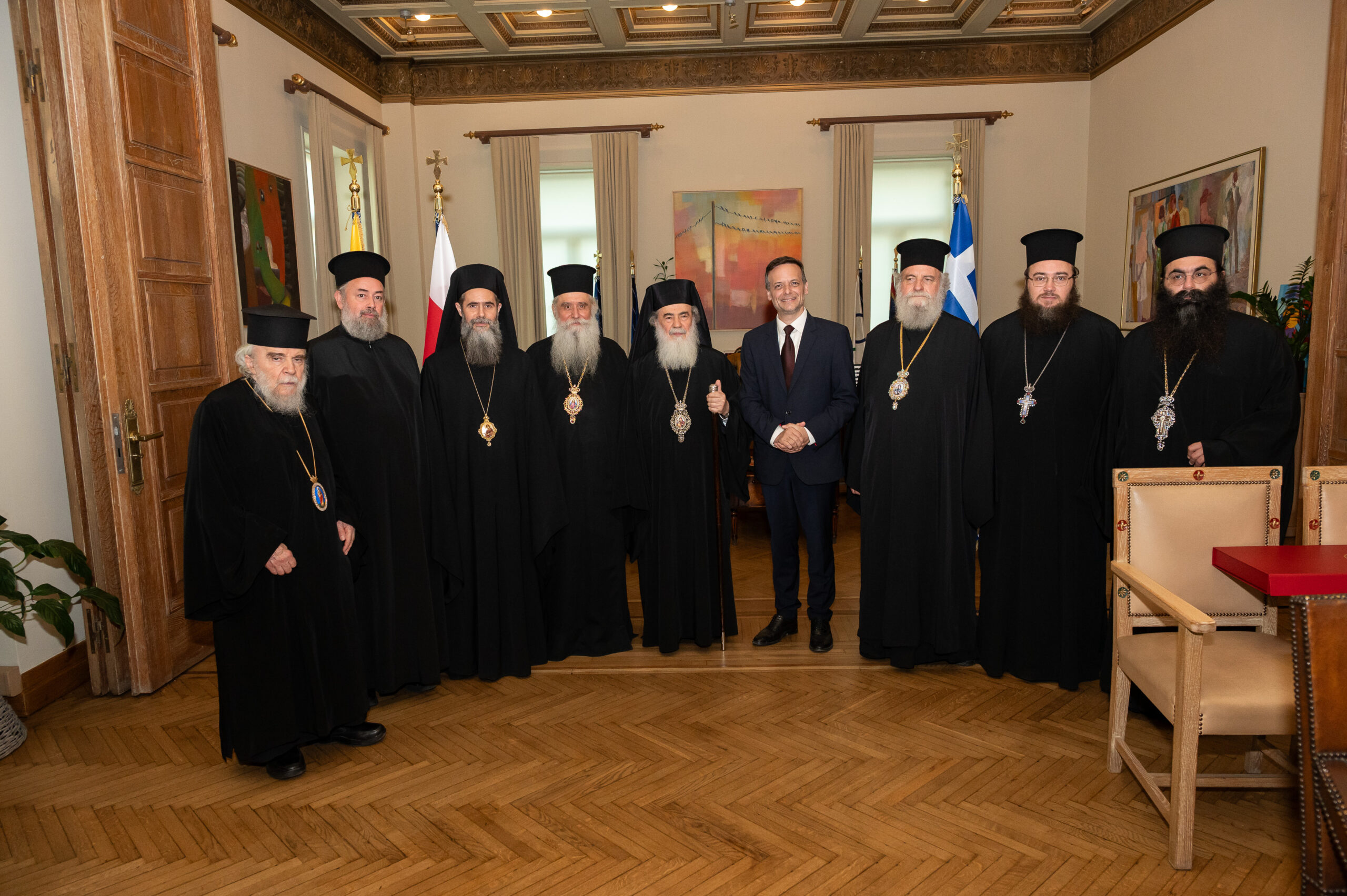 Αθήνα Τιμά τον Πατριάρχη Ιεροσολύμων Θεόφιλο Γ' για την Ειρήνη
