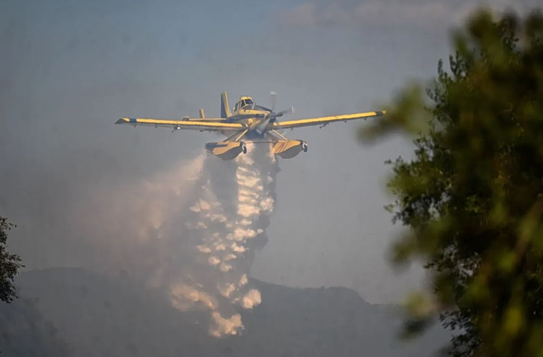 Φωτιά στο Ξηρολίβαδο Βέροιας: Τρία εναέρια επιχειρούν για την κατάσβεση