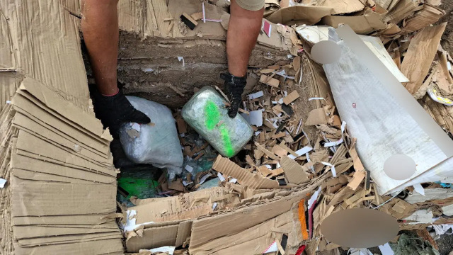 Βαλκανική Μαφία: 324 κιλά κάνναβης έκρυβαν σε ανακυκλώσιμα