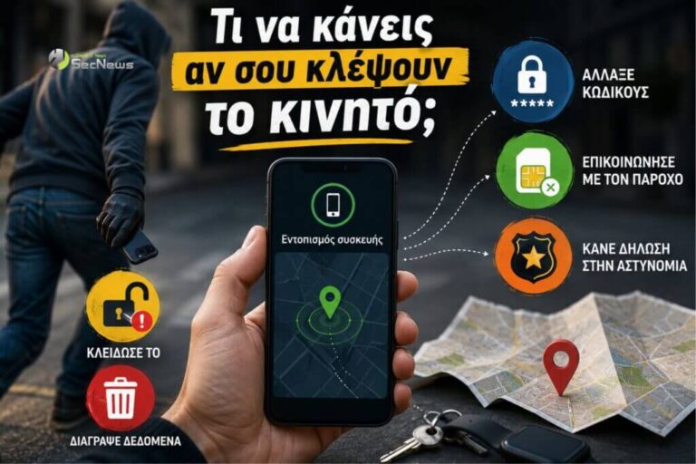 Κλεμμένο Smartphone: Οδηγός Άμεσης Δράσης για Ασφάλεια & Ανάκτηση