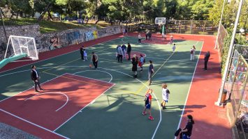 Πραγματοποιήθηκαν τα εγκαίνια του γηπέδου μπάσκετ στην Αγία Αναστασία
