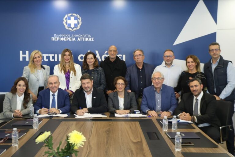 Διευθέτηση Ρέματος Σαπφούς – Υπεγράφη από τον Περιφερειάρχη Αττικής Νίκο Χαρδαλιά η σύμβαση έργου για ένα από τα πιο σημαντικά αντιπλημμυρικά έργα στον Βόρειο Τομέα Αθηνών