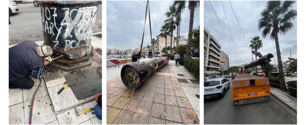 Απομάκρυνση ανενεργών κάδων από κοινόχρηστους χώρους και εργασίες αναβάθμισης στο Κλειστό Γυμναστήριο «Π. Σαλπέας»